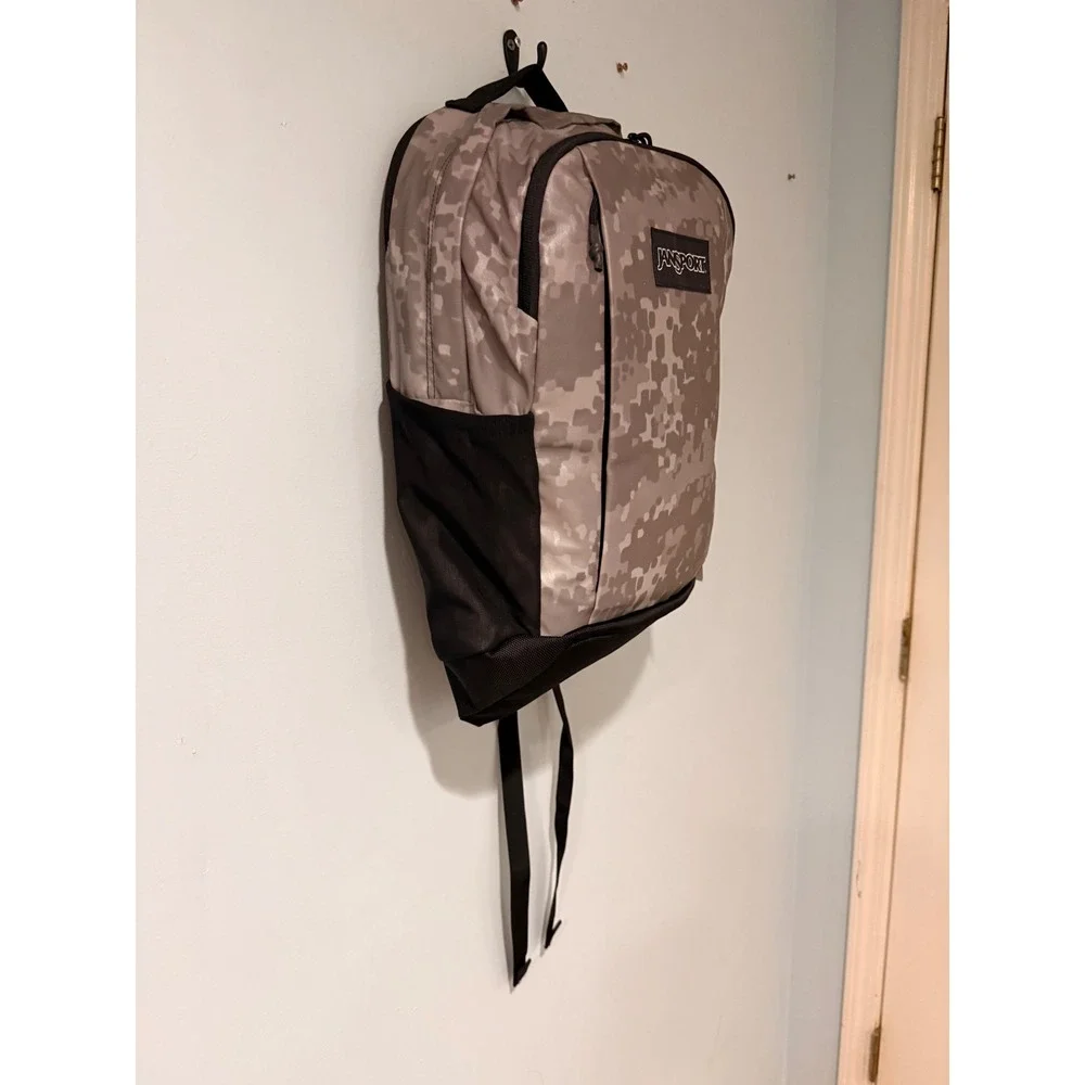 JanSport Inbound Pack FX Reflective Camo Backpack Grey JS0A86E574R 25L New
